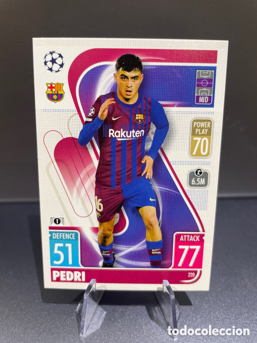 Cromos de F&uacute;tbol: Pedri 220 Match Attax 2021-22 2021 2022 Topps FC Barcelona