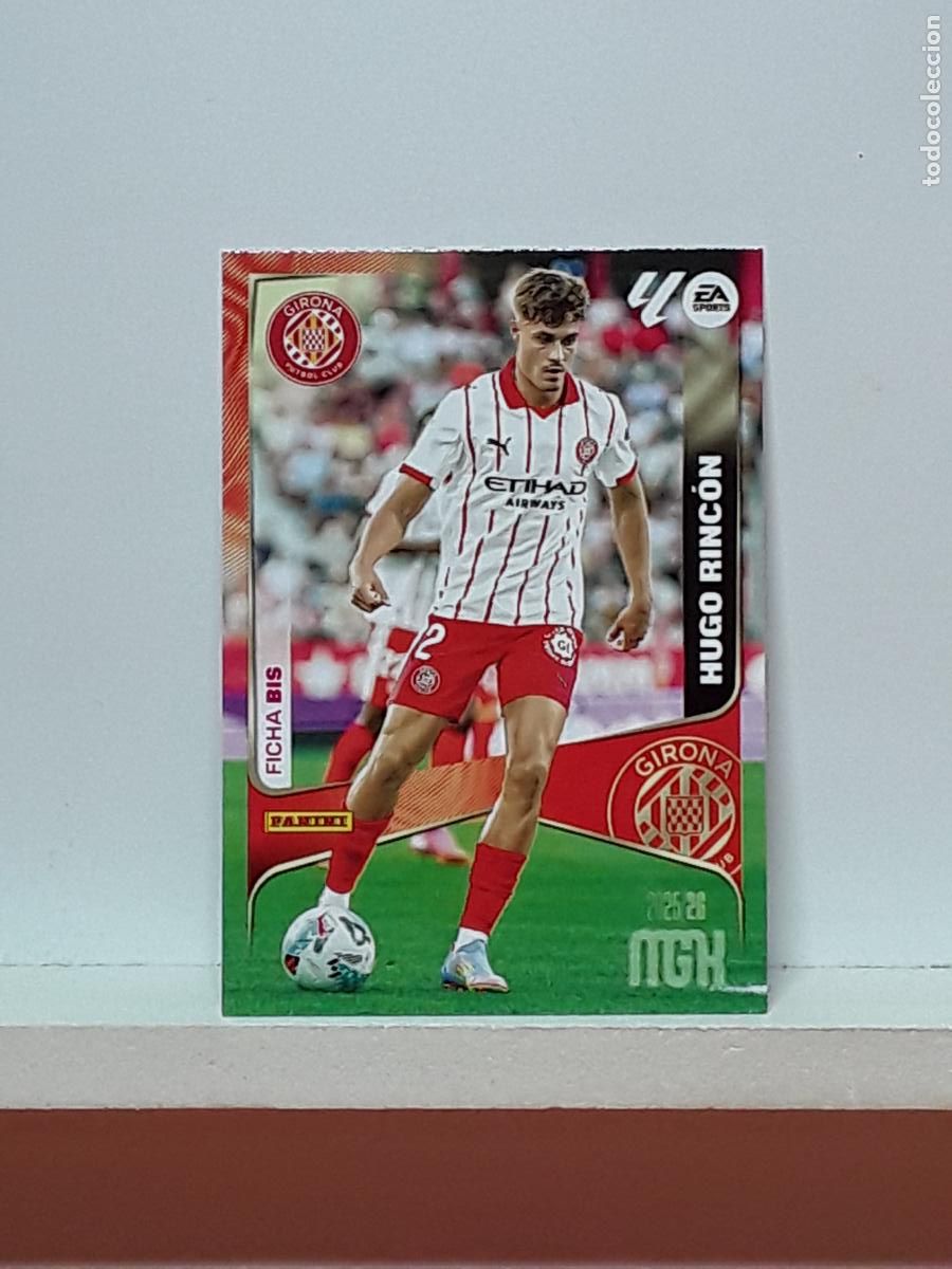 Figurine di Calcio: MEGACRACKS 2025 2026 MGK 25 26 ALBUM PANINI LIGA N 185BIS 185 BIS GIRONA SEGUNDA HUGO RINCON