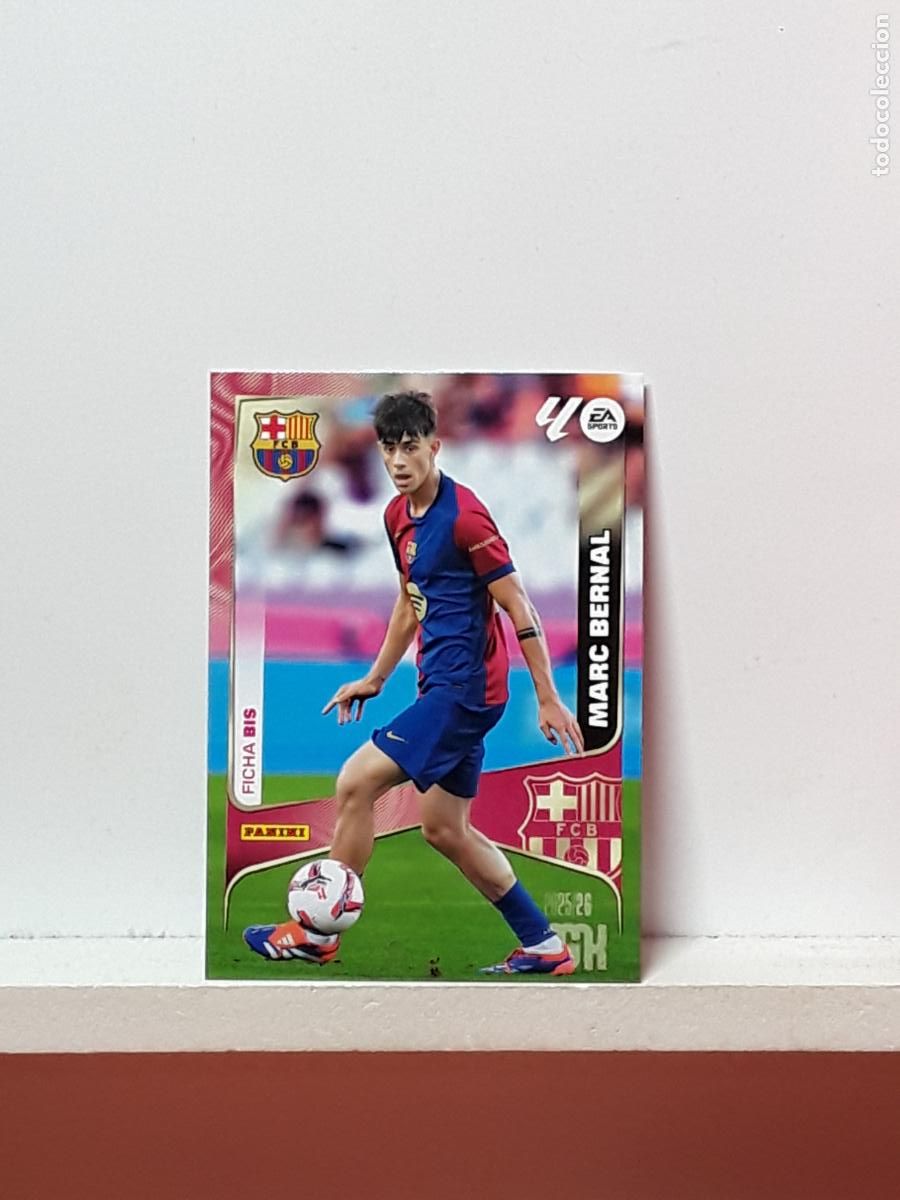Cromos de F&uacute;tbol: MEGACRACKS 2025 2026 MGK 25 26 ALBUM PANINI LIGA N 85BIS 85 BIS BARCELONA LIMITADA MARC BERNAL