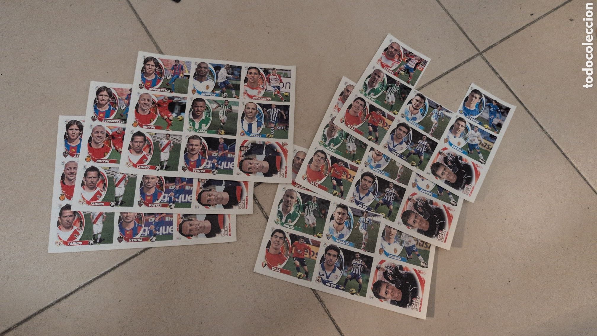 Cromos de F&uacute;tbol: LOTE 51 FICHAJES DE MERCADO INVIERNO 6 LAMINAS LIGA ESTE 2012/13 12 13