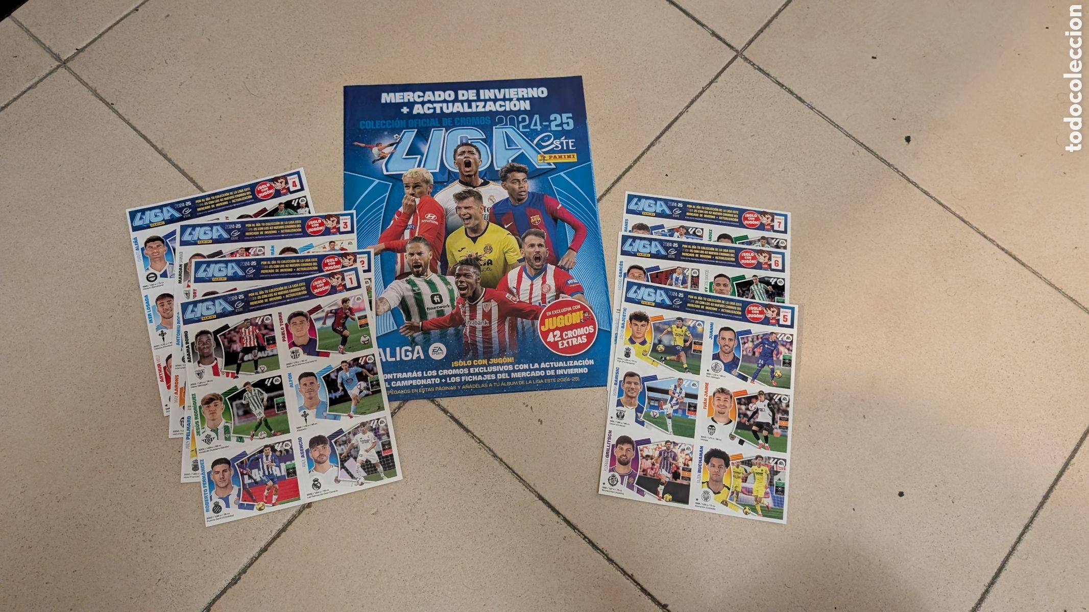Cromos de F&uacute;tbol: MERCADO INVIERNO ACTUALIZACI&Oacute;N LIGA ESTE 2024/25 24 25 COMPLETO