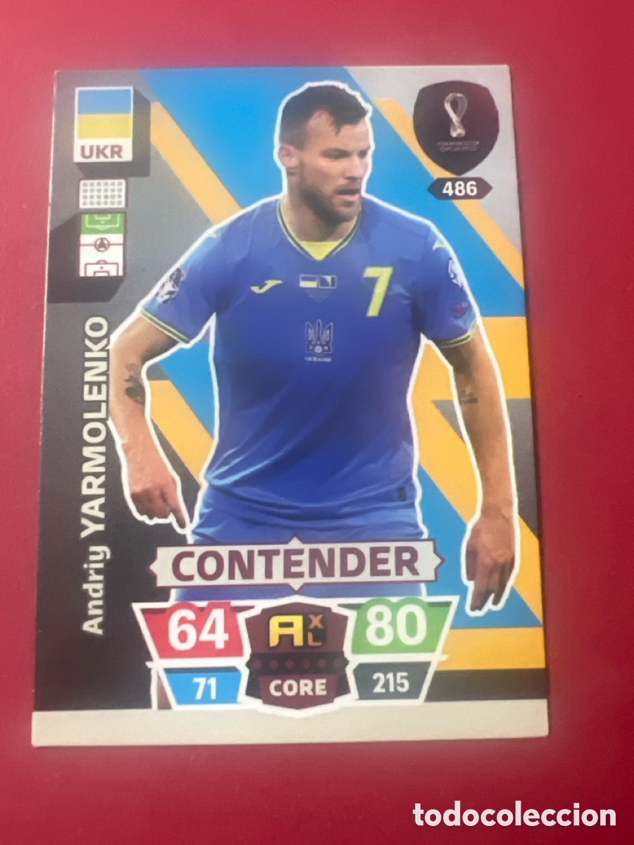 Cromos de F&uacute;tbol: C1322. ADRENALYN XL FIFA WORLD CUP QATAR 22 23 2022 2023 Mundial -&nbsp; 486 YARMOLENKO