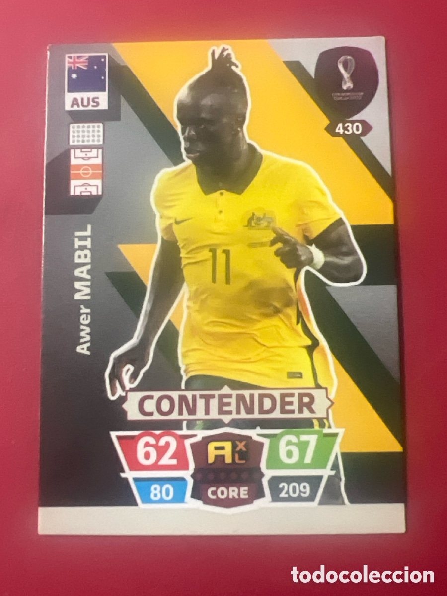 Cromos de F&uacute;tbol: C1350. N&ordm; 430 MABIL - AUSTRALIA - ADRENALYN XL MUNDIAL WORLD CUP QATAR 2022