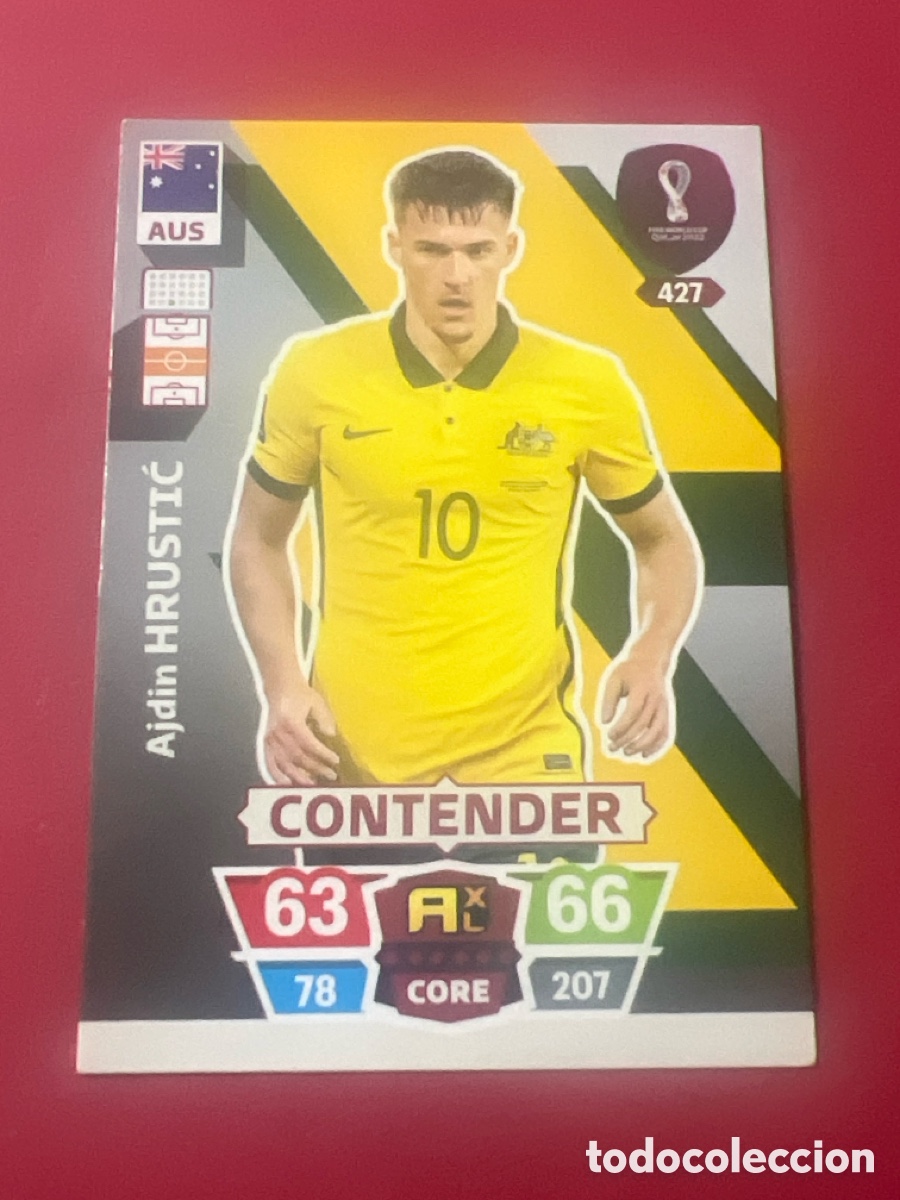Cromos de Futebol: C1354. 427 MUNDIAL 2022 ADRENALYN XL AJDIN HRUSTIĆ - AUSTRALIA - PANINI QATAR 22 WORLD CUP CATAR