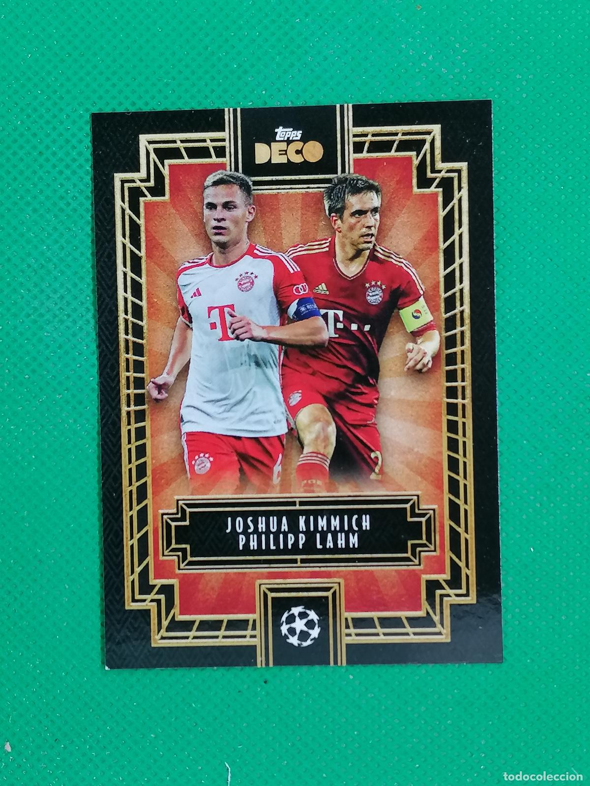 Cromos de F&uacute;tbol: JOSHUA KIMMICH PHILIPP LAHM BAYERN MUNICH ⚽ TOPPS DECO UCC 2023 2024 23 24 ⚽