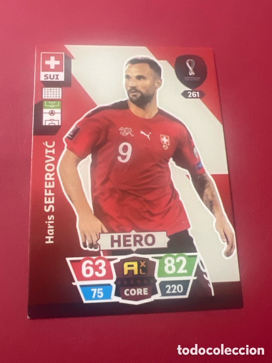 Cromos de F&uacute;tbol: C1373. N&deg; 261 Seferovic - Suiza - Hero - Adrenalyn XL Qatar 2022 - Panini 22