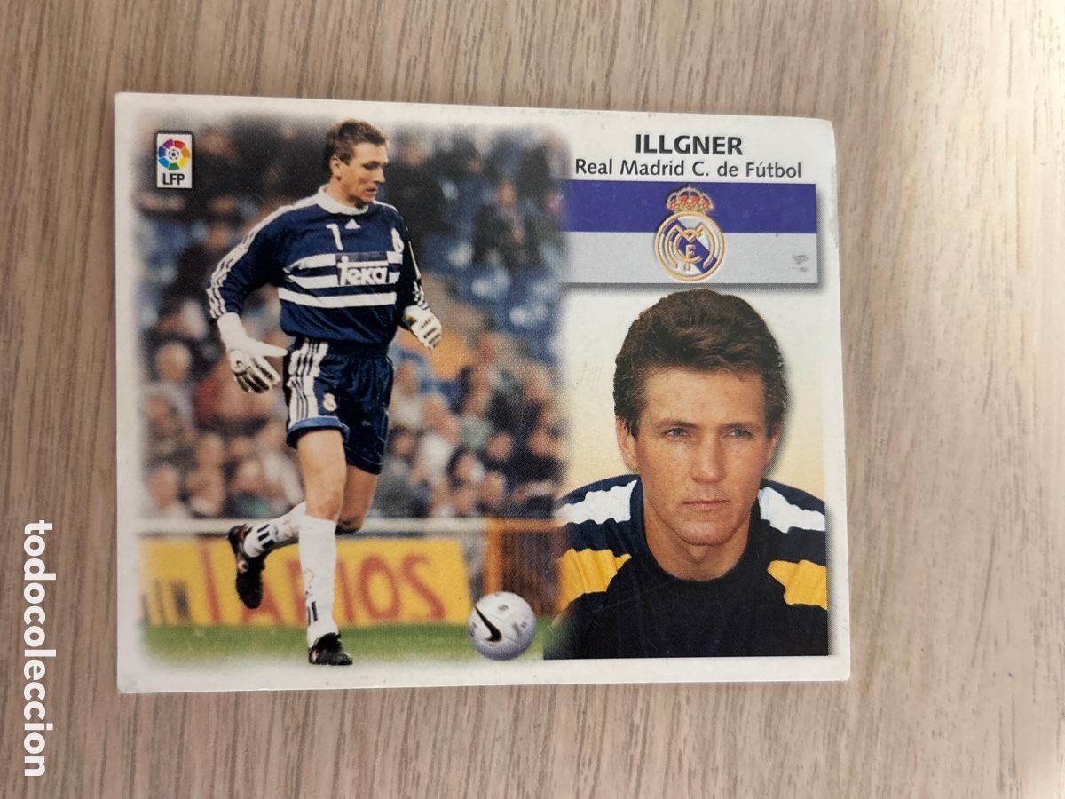 Cromos de F&uacute;tbol: ILLGNER REAL MADRID LIGA ESTE 1999 2000 99 00 NUNCA PEGADO SIN PEGAR
