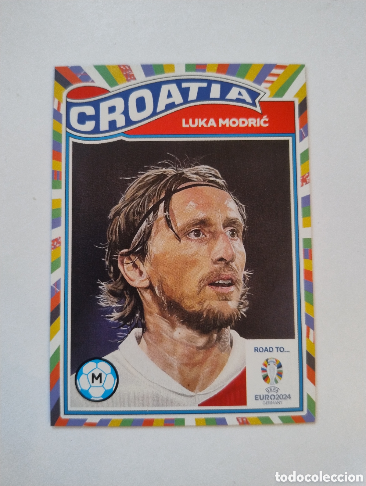 Cromos de F&uacute;tbol: 14 - Luka Modric - Croacia - Topps Living Set Euro 2024