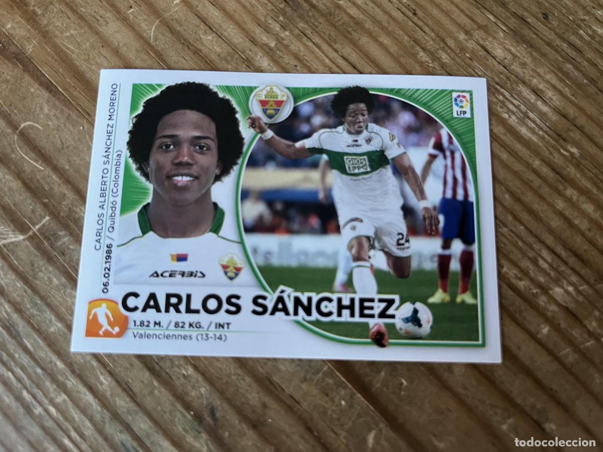 Figurine di Calcio: CROMO SIN PEGAR NUNCA PEGADO ALBUM LIGA ESTE 14 15 2014 2015 ELCHE # 9 CARLOS SANCHEZ