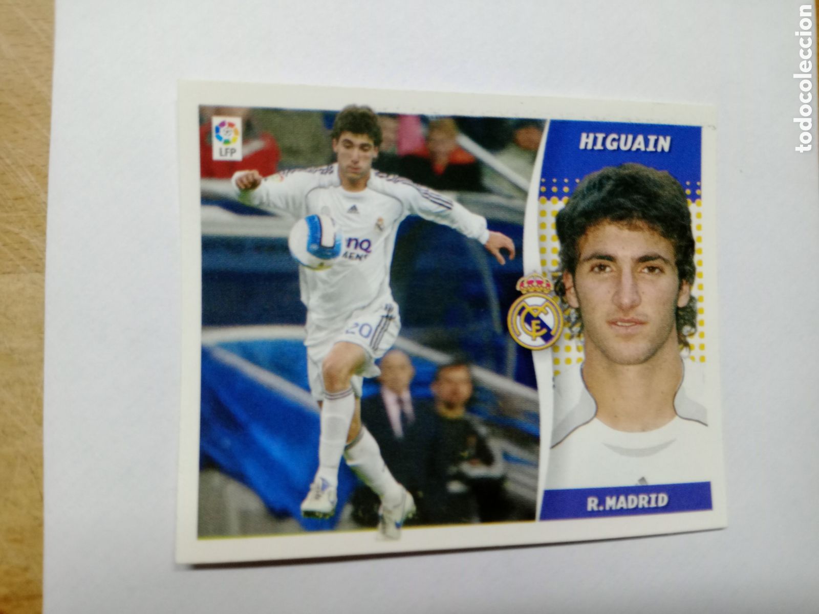 Fu&szlig;ball-Sticker: 2006 2007 06 07 ESTE CROMO NUNCA PEGADO EN BUEN ESTADO REAL MADRID HIGUAIN
