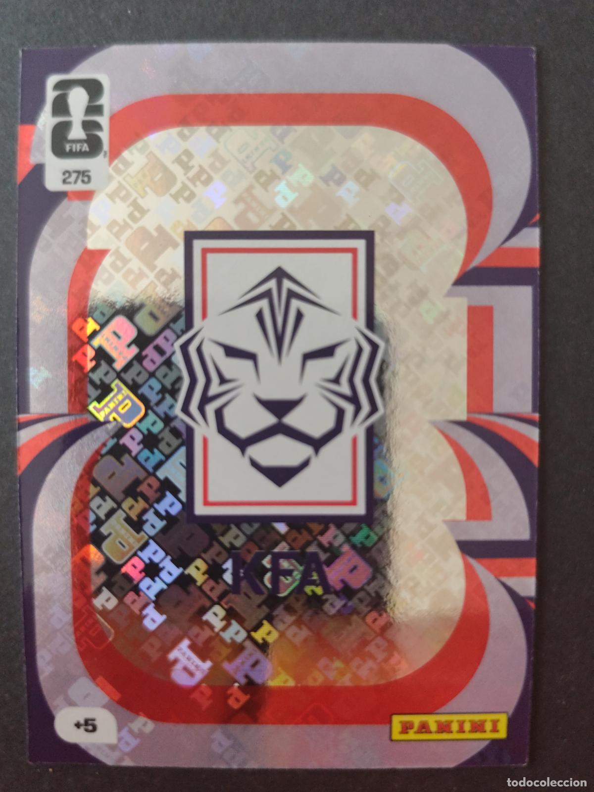 Cromos de F&uacute;tbol: 275 ESCUDO COREA DEL SUR ADRENALYN MUNDIAL FIFA WORLD CUP 2026 PANINI