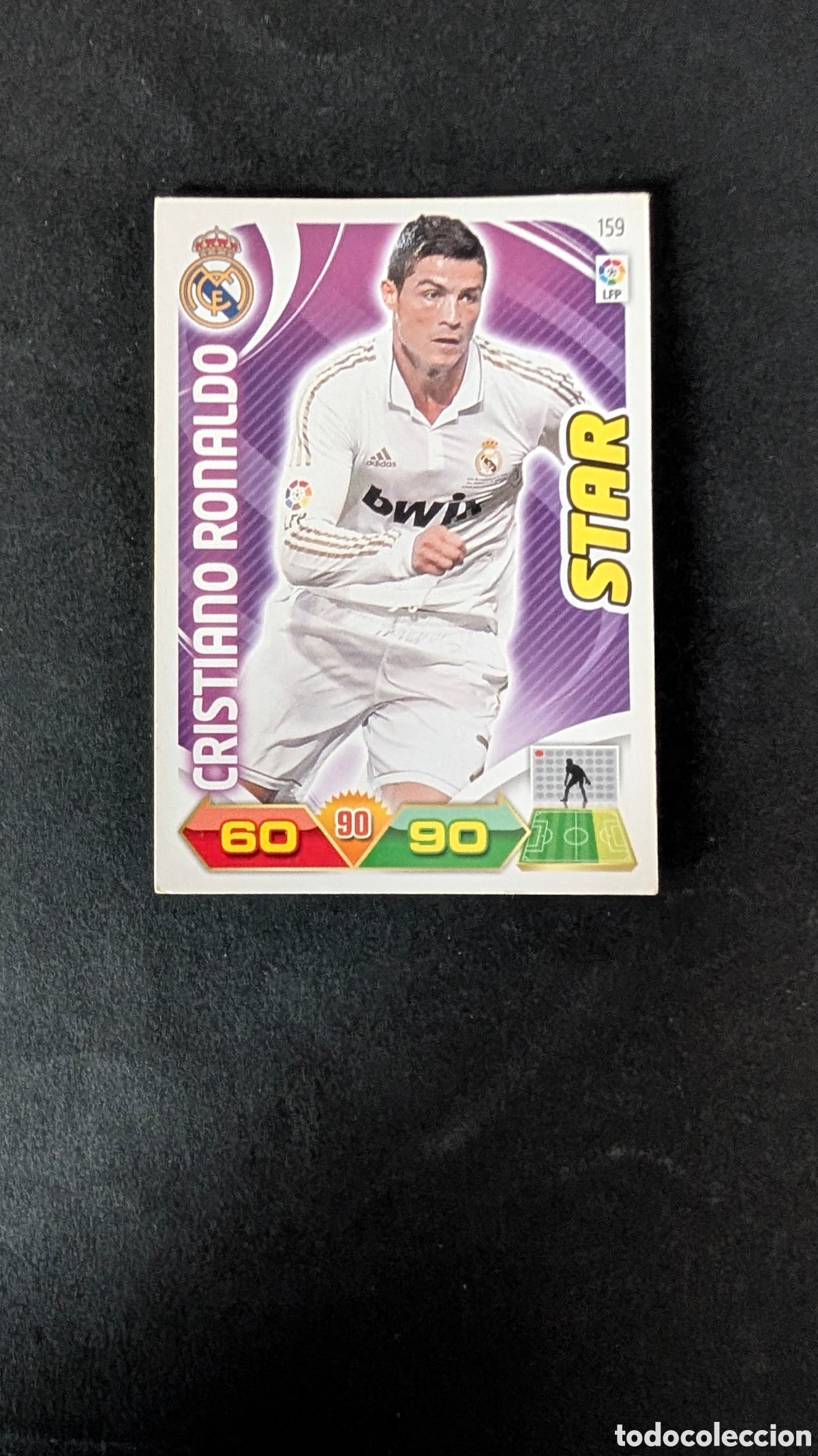 Cromos de F&uacute;tbol: CRISTIANO RONALDO REAL MADRID 159 STAR ADRENALYN XL LIGA 2011/12 11 12 PANINI