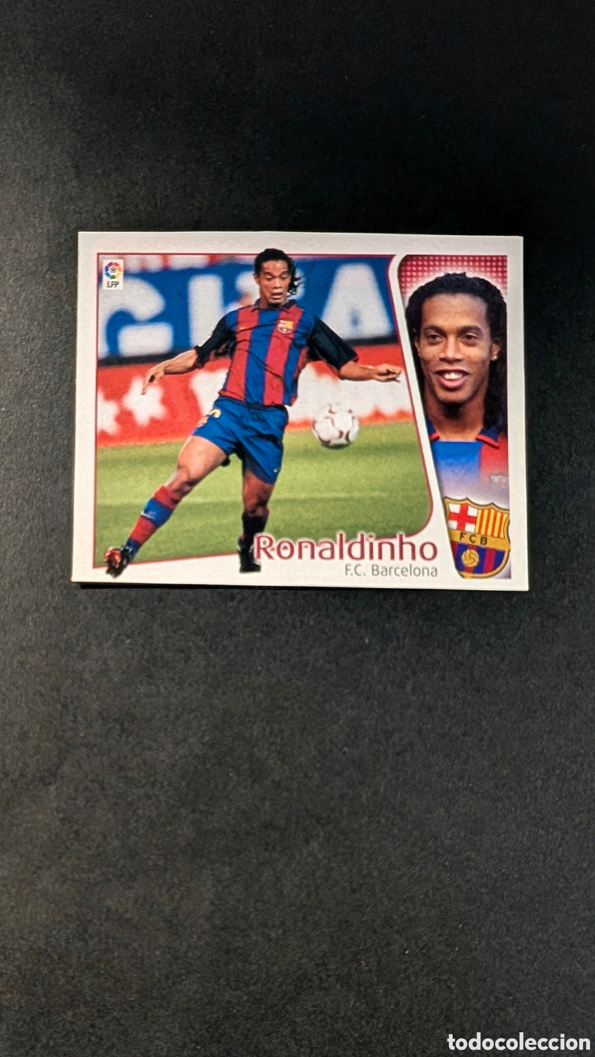 Cromos de F&uacute;tbol: RONALDINHO BARCELONA LIGA ESTE 2004/05 04 05 RECORTADO