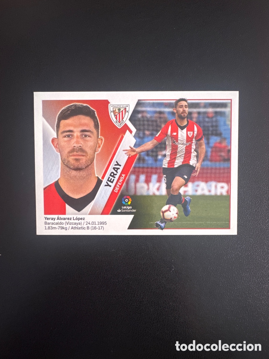 Figurine di Calcio: YERAY ATHLETIC BILBAO N&Uacute;MERO 5A LIGA ESTE 2019 2020