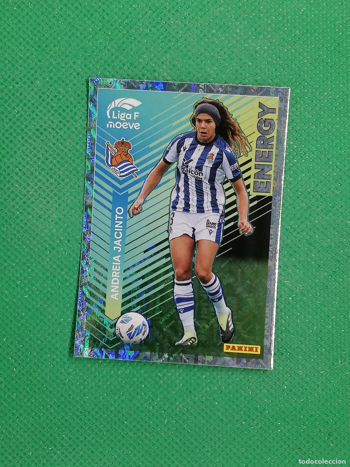 Cromos de f&uacute;tbol: 332 ANDREIA JACINTO REAL SOCIEDAD ENERGY ⚽ PANINI LIGA FEMENINA F MOEVE 25 26 2025 2026 ⚽