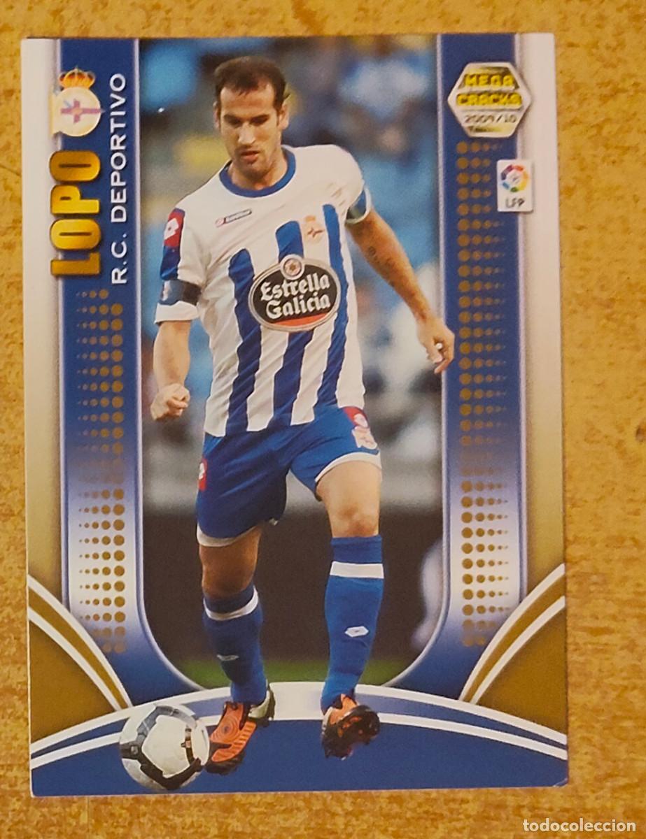 Cromos de f&uacute;tbol: LOPO 77 (DEPORTIVO CORU&Ntilde;A) PANINI MEGACRACKS 2009-2010 09 10 CROMO CARTA
