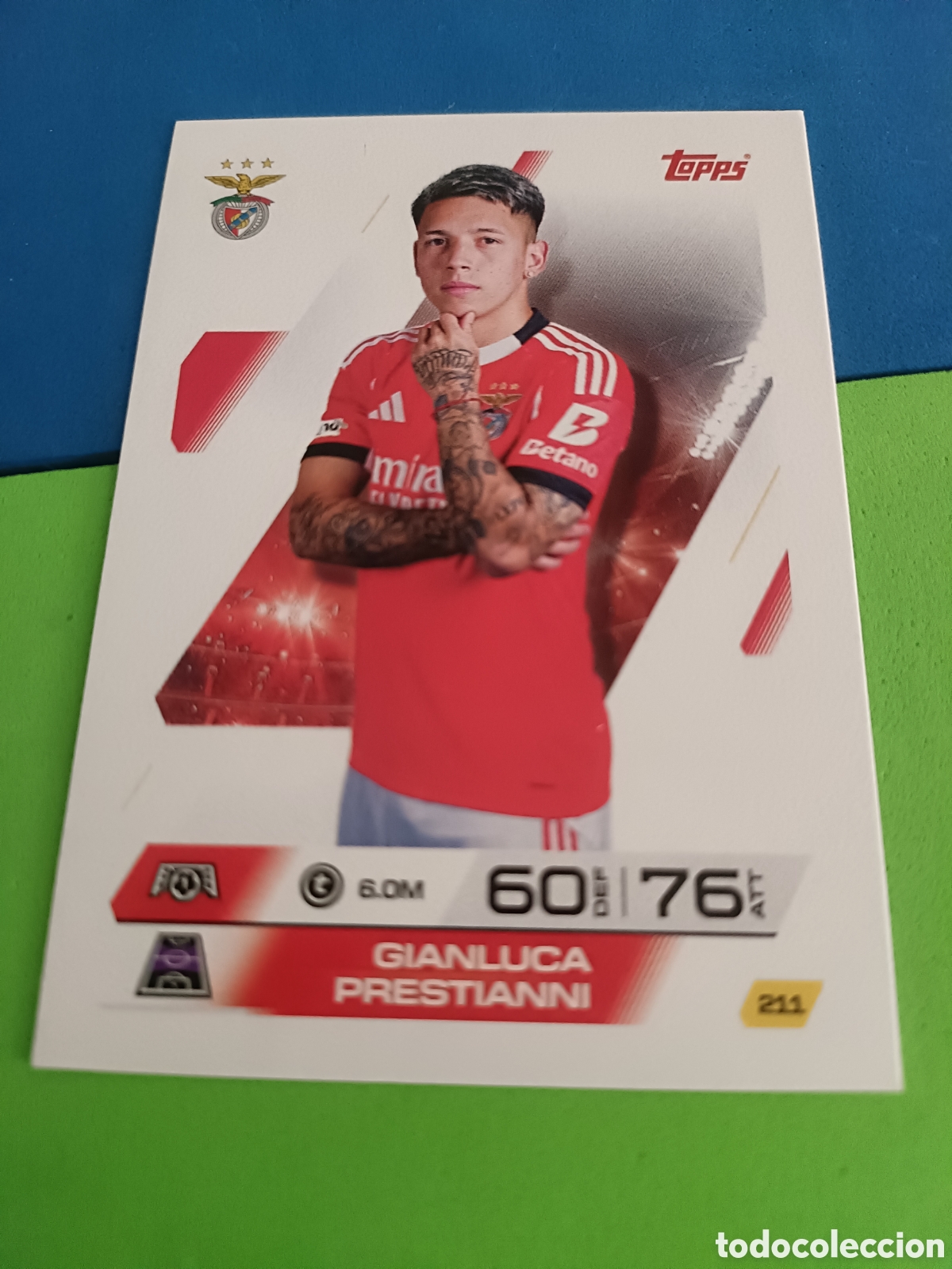 Cromos de Futebol: Topps Match Attax 2025 2026 - 211 Prestianni