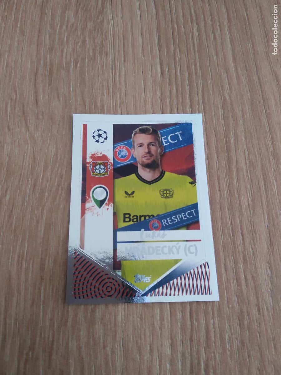 Cromos de F&uacute;tbol: 81 LUKAS HRADECKY BAYER LEVERKUSEN CROMO FUTBOL UEFA CHAMPIONS LEAGUE 2022-2023 TOPPS 22-23