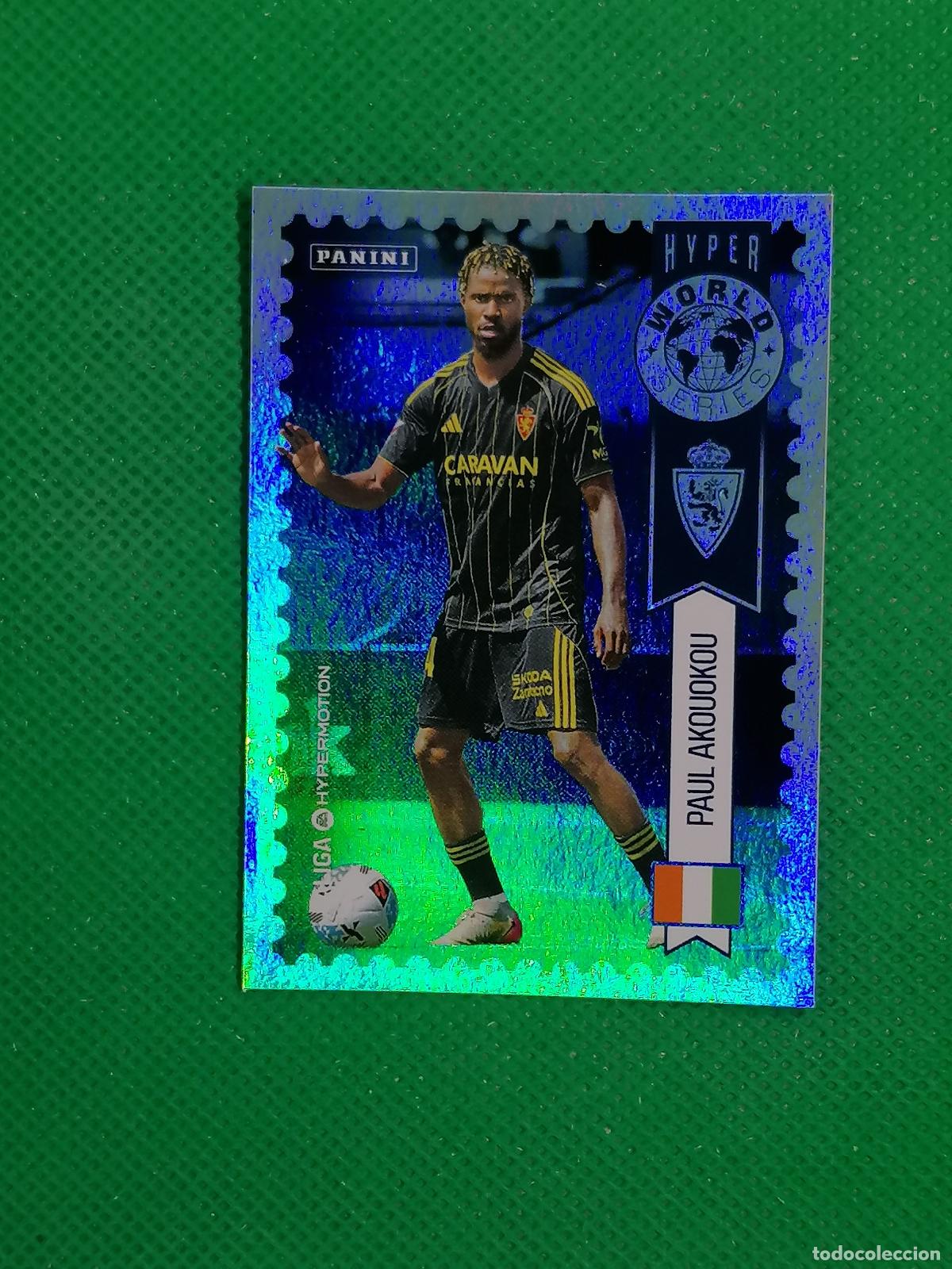 Figurine di Calcio: 451 PAUL AKOUOKOU ZARAGOZA HYPER WORLD SERIES ⚽ PANINI LIGA HYPERMOTION 25 26 2025 2026 ⚽