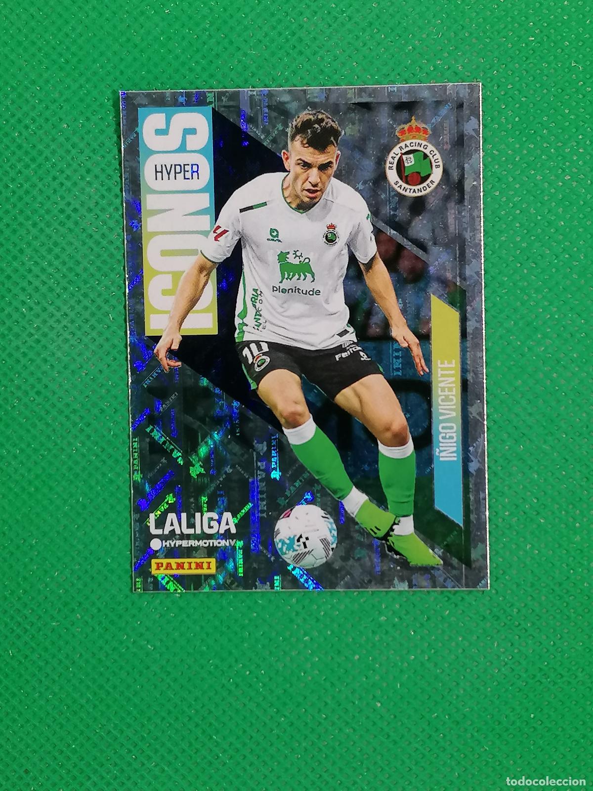 Cromos de f&uacute;tbol: 461 I&Ntilde;IGO VICENTE RACING SANTANDER HYPER ICONOS ⚽ PANINI LIGA HYPERMOTION 25 26 2025 2026 ⚽