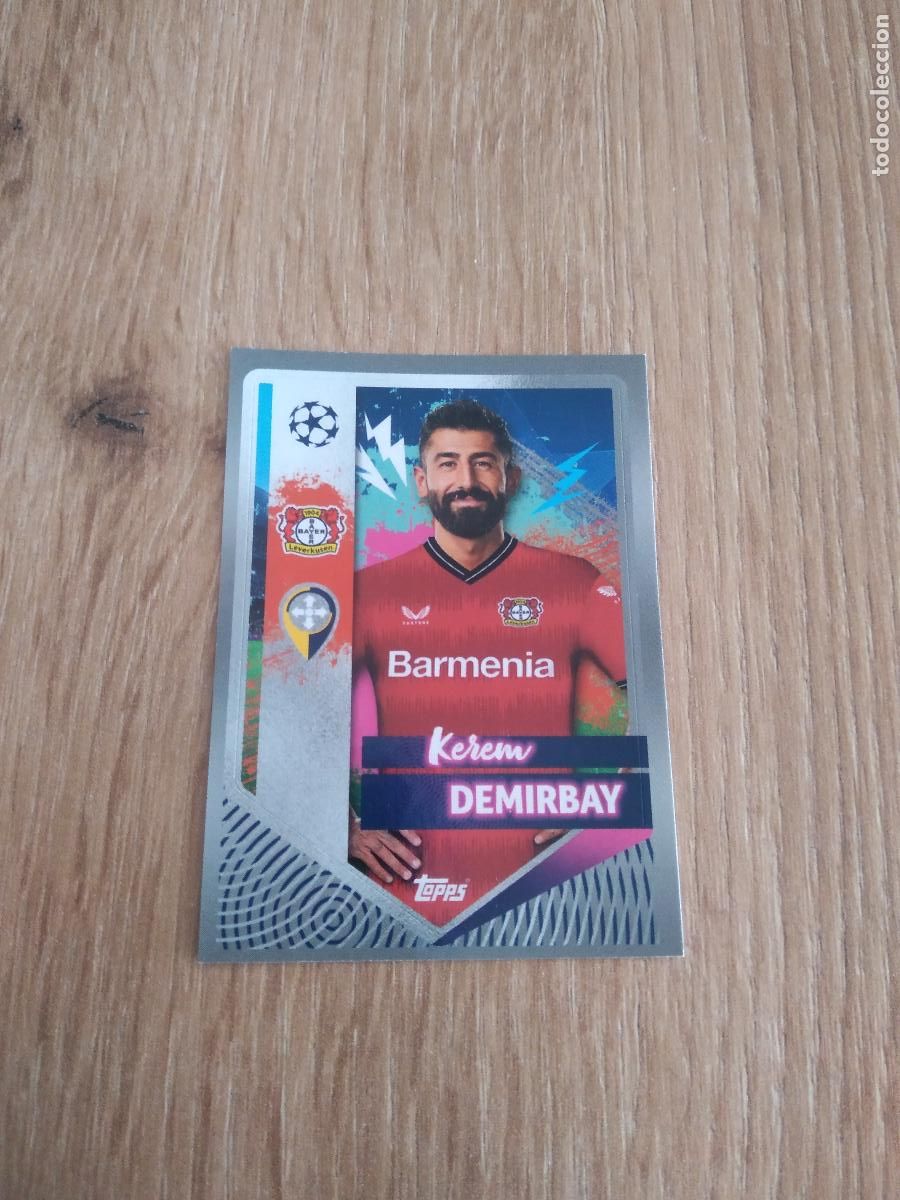Cromos de F&uacute;tbol: 88 KEREM DEMIRBAY BAYER LEVERKUSEN CROMO FUTBOL UEFA CHAMPIONS LEAGUE 2022-2023 TOPPS 22-23