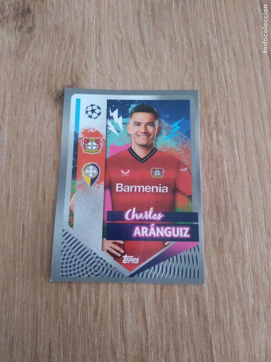Cromos de F&uacute;tbol: 89 CHARLES ARANGUIZ BAYER LEVERKUSEN CROMO FUTBOL UEFA CHAMPIONS LEAGUE 2022-2023 TOPPS 22-23