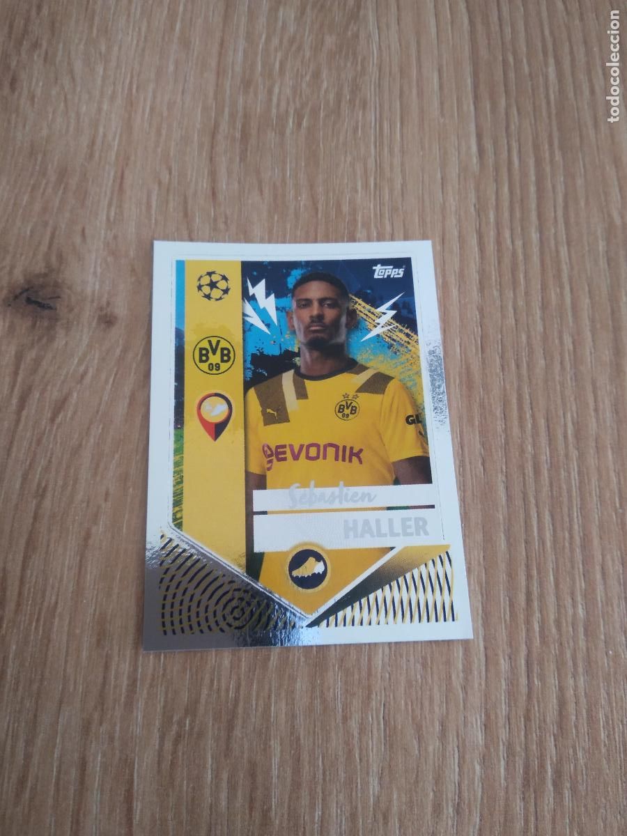 Cromos de F&uacute;tbol: 111 SEBASTIEN HALLER BORUSSIA DORTMUND CROMO FUTBOL UEFA CHAMPIONS LEAGUE 2022-2023 TOPPS 22-23