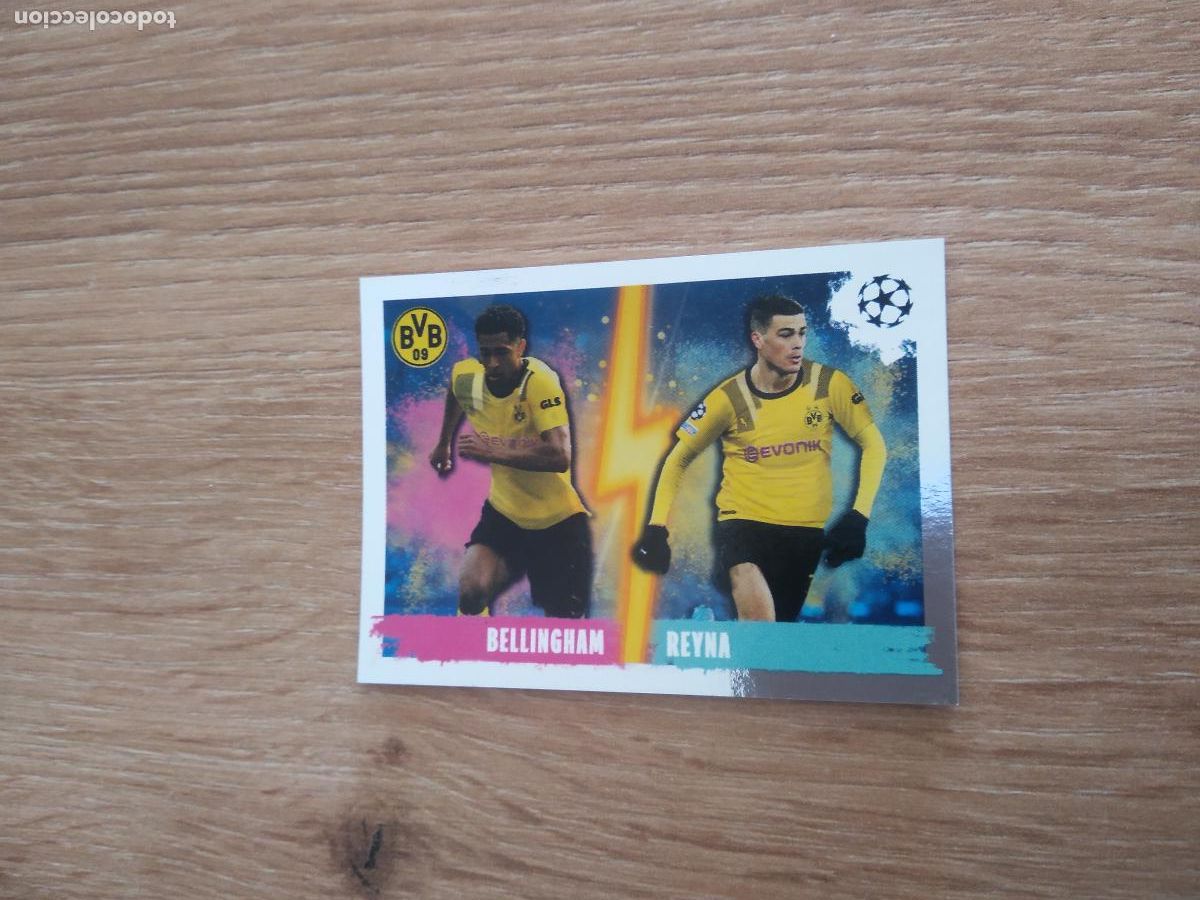 Cromos de F&uacute;tbol: 116 BELLINGHAM REYNA BORUSSIA DORTMUND CROMO FUTBOL UEFA CHAMPIONS LEAGUE 2022-2023 TOPPS 22-23