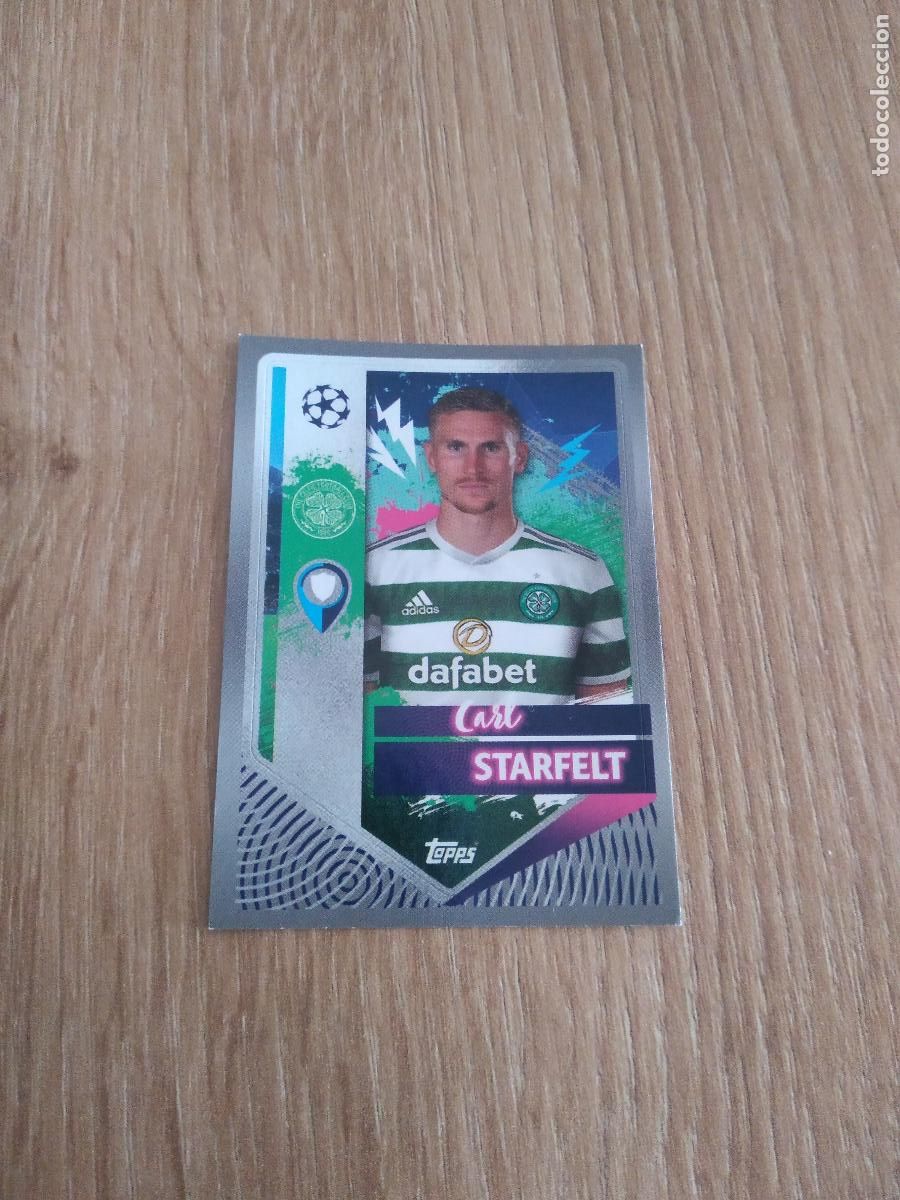 Cromos de F&uacute;tbol: 118 CARL STARFELT CELTIC CROMO FUTBOL UEFA CHAMPIONS LEAGUE 2022-2023 TOPPS 22-23