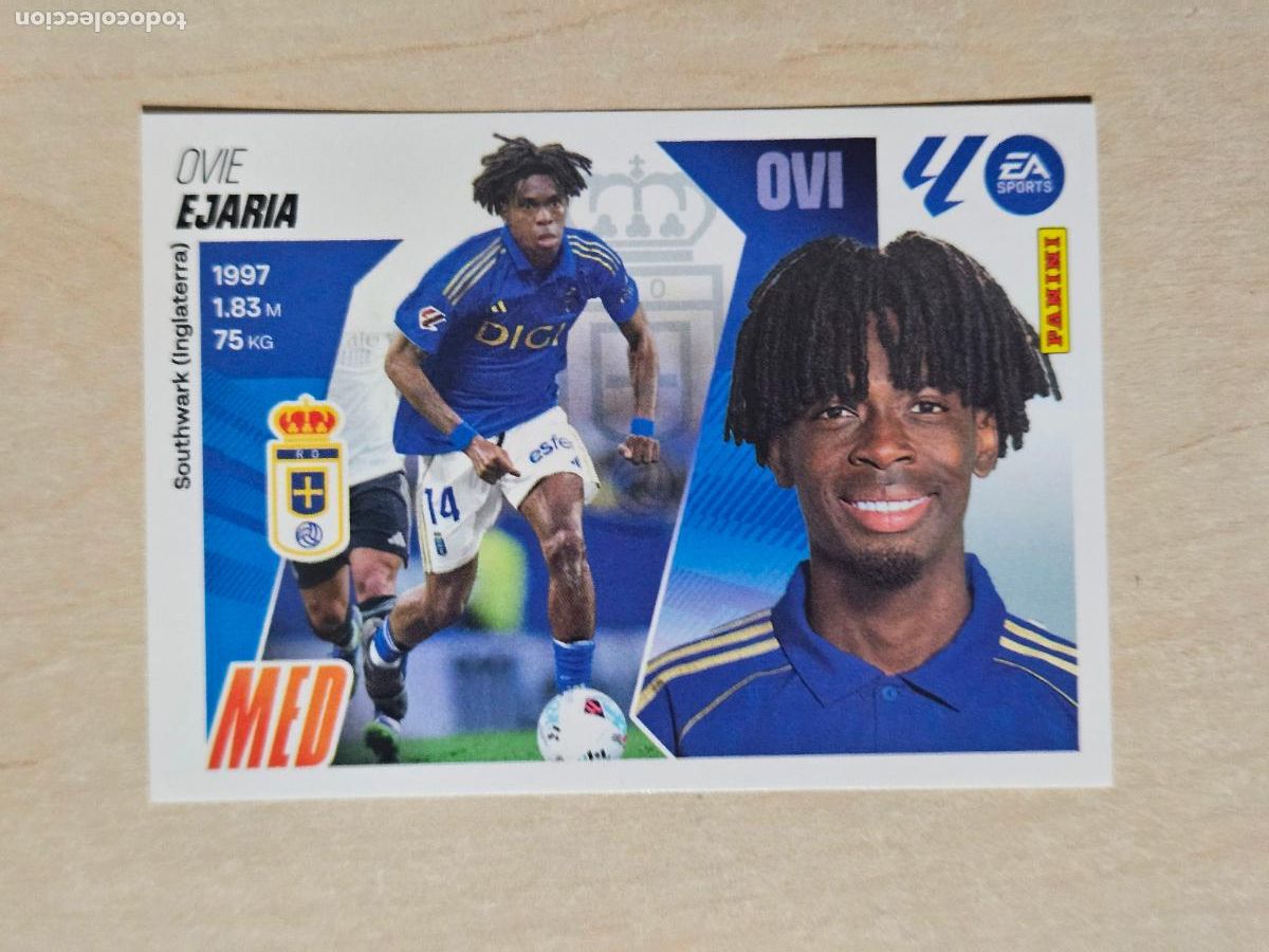 Cromos de F&uacute;tbol: 10 EJARIA - REAL OVIEDO - EDICIONES ESTE 2025-26 - 25/26 (NUEVO)