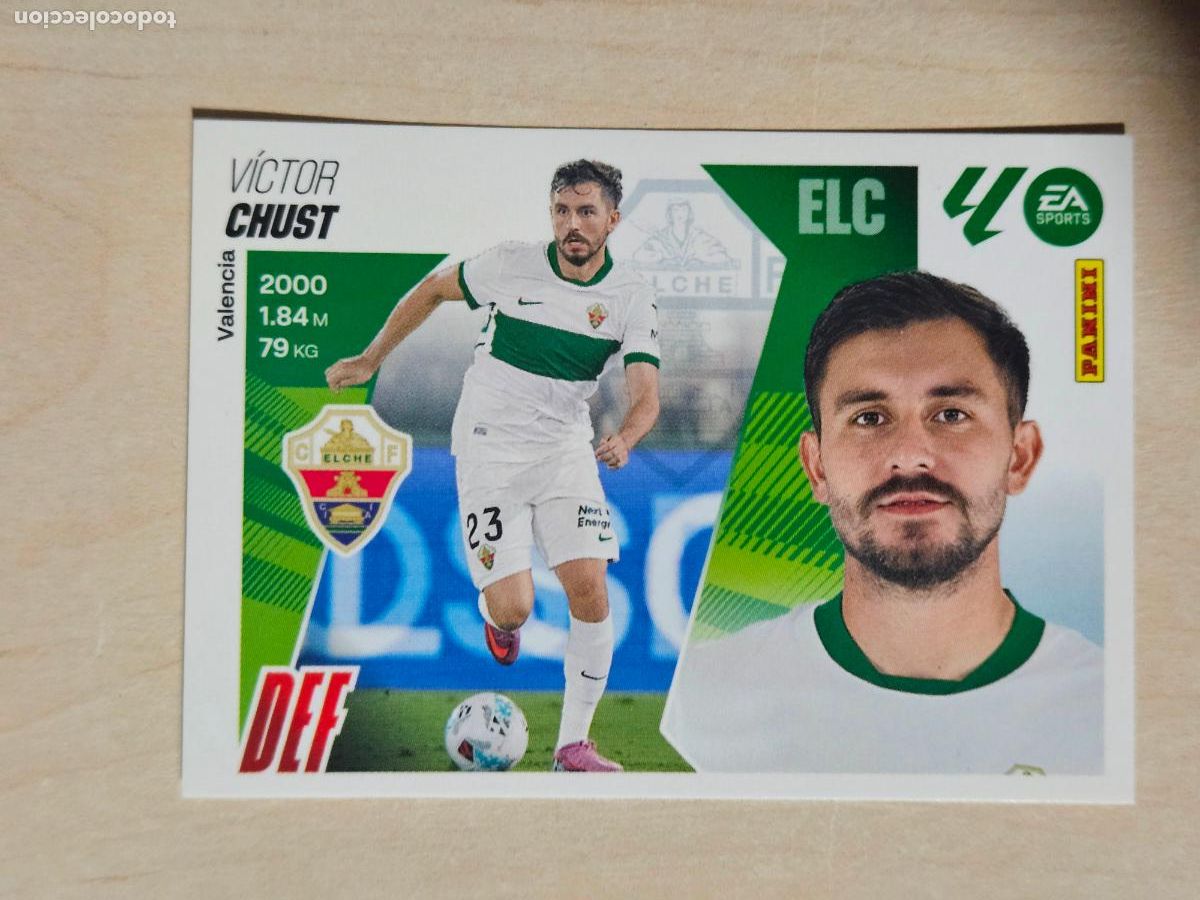 Cromos de F&uacute;tbol: 25 CHUST ( FICHAJE ) - ELCHE - EDICIONES ESTE 2025-26 - 25/26 (NUEVO)