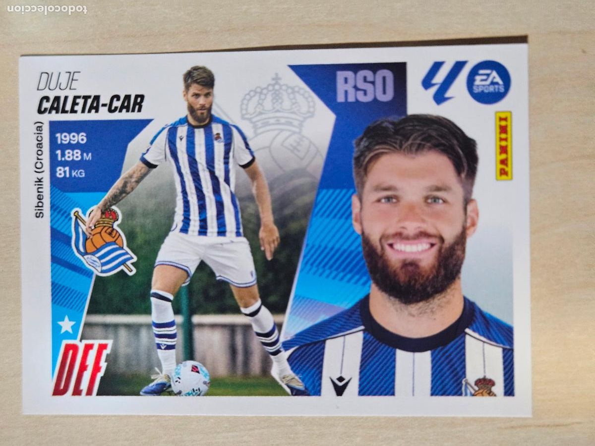 Cromos de F&uacute;tbol: 29 CALETA -CAR ( FICHAJE ) - REAL SOCIEDAD - EDICIONES ESTE 2025-26 - 25/26 (NUEVO)