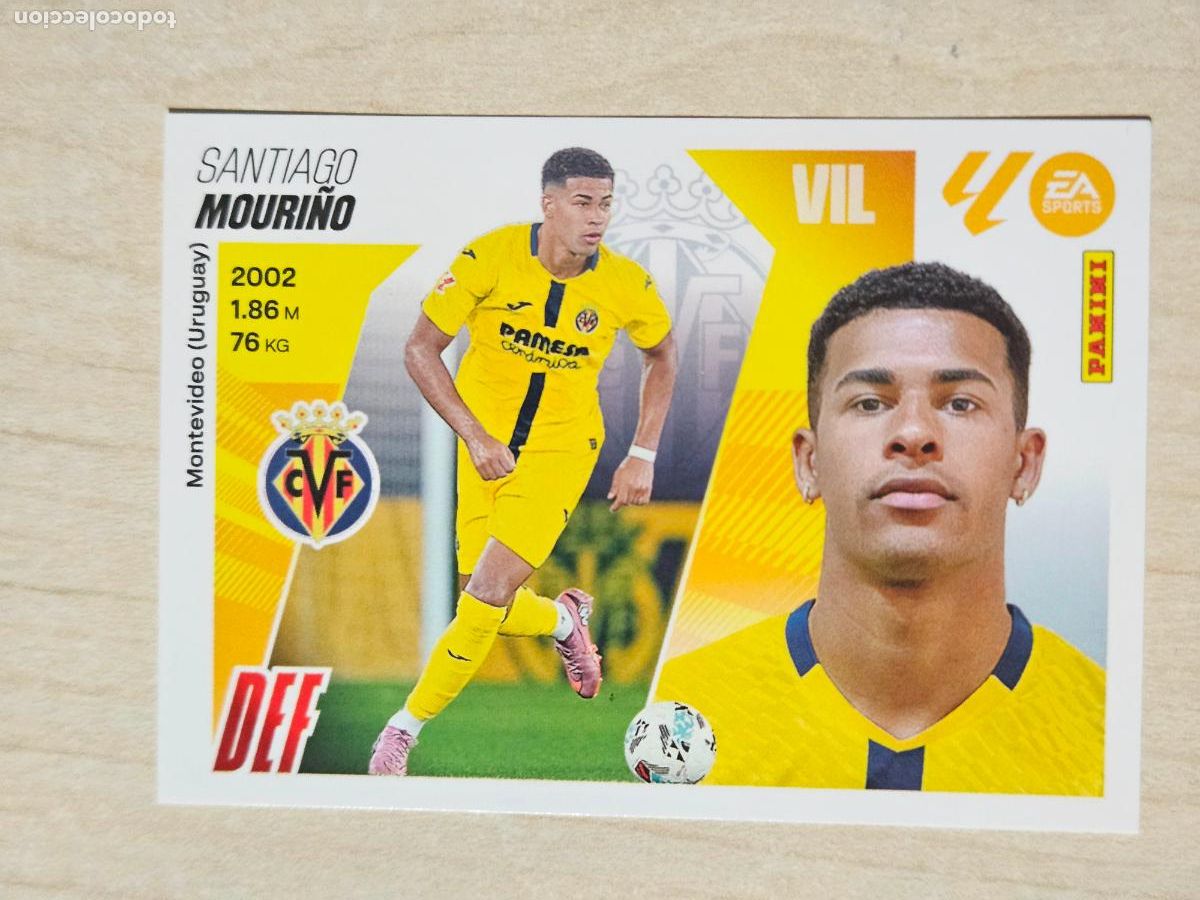 Cromos de F&uacute;tbol: 30 MOURI&Ntilde;O ( FICHAJE ) - VILLARREAL - EDICIONES ESTE 2025-26 - 25/26 (NUEVO)