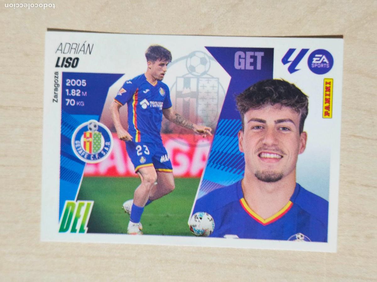 Fu&szlig;ball-Sticker: 34 LISO ( FICHAJE ) - GETAFE - EDICIONES ESTE 2025-26 - 25/26 (NUEVO)