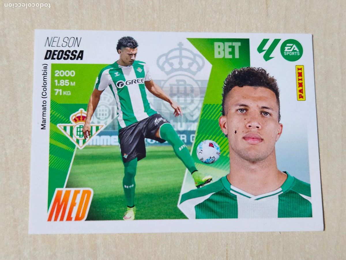 Fu&szlig;ball-Sticker: 39 DEOSSA ( FICHAJE ) - REAL BETIS - EDICIONES ESTE 2025-26 - 25/26 (NUEVO)