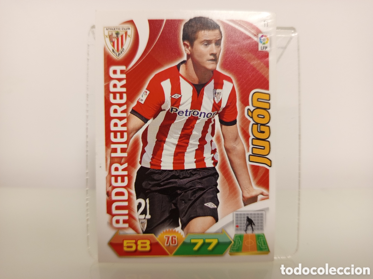 Cromos de F&uacute;tbol: ❇️ CROMO ⚽ ANDER HERRERA ATHLETIC DE BILBAO 11 JUG&Oacute;N 11 12 2011 2012 ADRENALYN XL PANINI ❇️