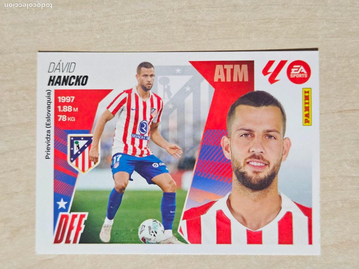 Cromos de F&uacute;tbol: 35 HANCKO ( FICHAJE ) - ATLETICO DE MADRID - EDICIONES ESTE 2025-26 - 25/26 (NUEVO)