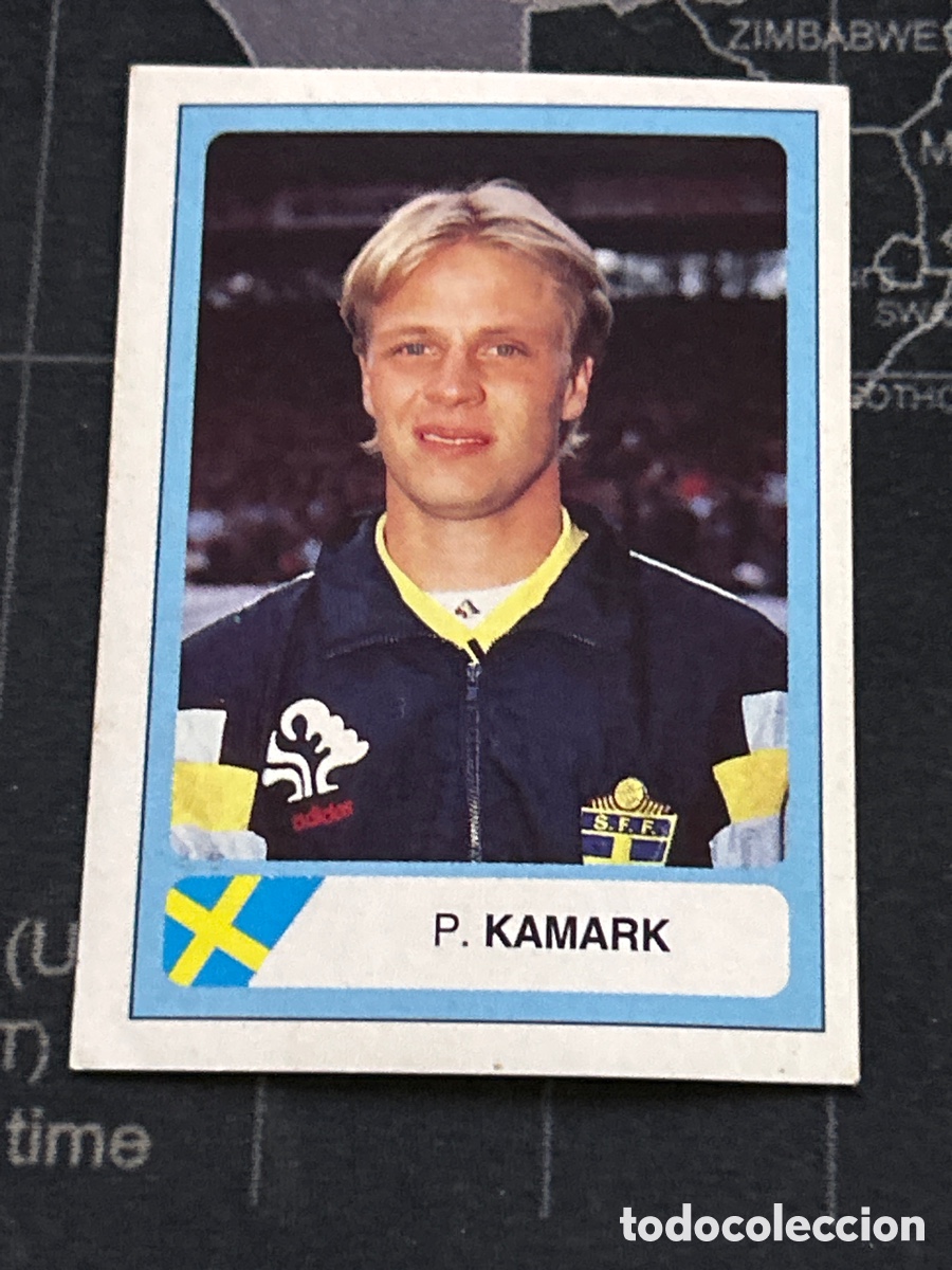 Cartes &agrave; collectionner de Football: 396 P. KAMARK (SUECIA) EDICIONES ESTADIO MUNDIAL USA 1994 94 SIN PEGAR