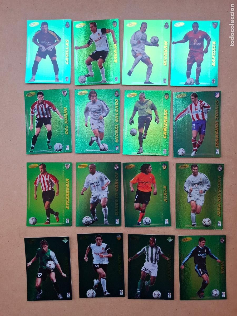 Cromos de F&uacute;tbol: MEGACRACKS 2004 2005 04 05 - PANINI - LOTE DE 16 MEGACRACKS DIFERENTES