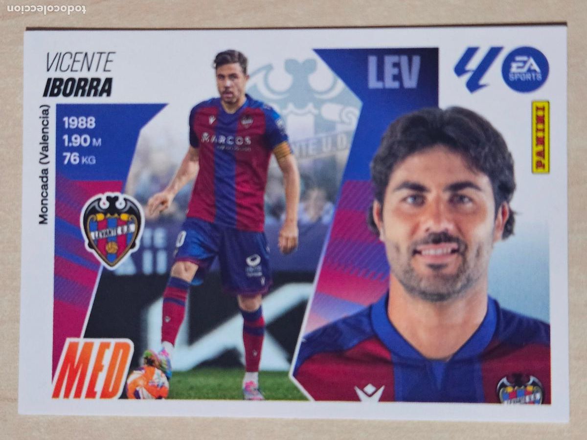 Cromos de F&uacute;tbol: CROMO N&ordm; 11 IBORRA - LEVANTE - EDICIONES ESTE 2025-26 - 25/26 (NUEVO)