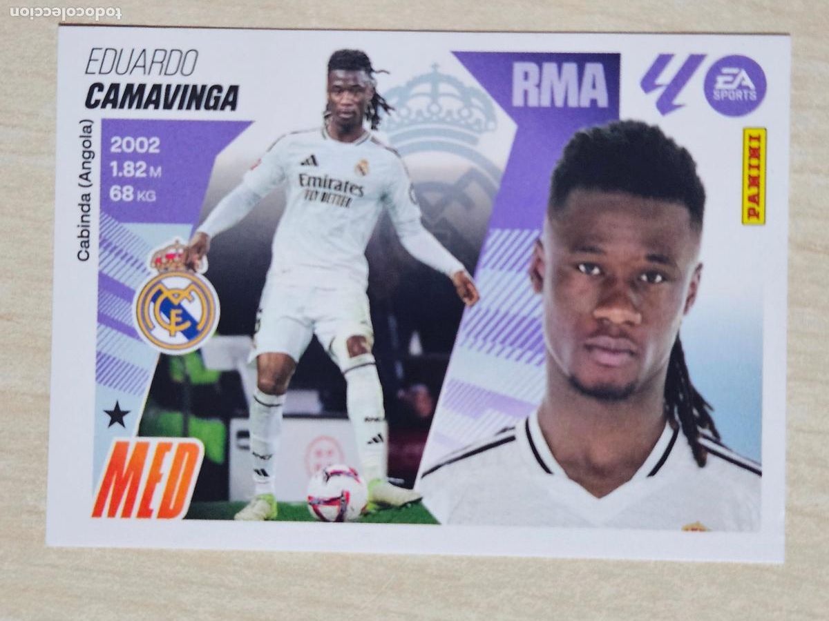 Cromos de F&uacute;tbol: CROMO N&ordm; 12 CAMAVINGA - REAL MADRID - EDICIONES ESTE 2025-26 - 25/26 (NUEVO)