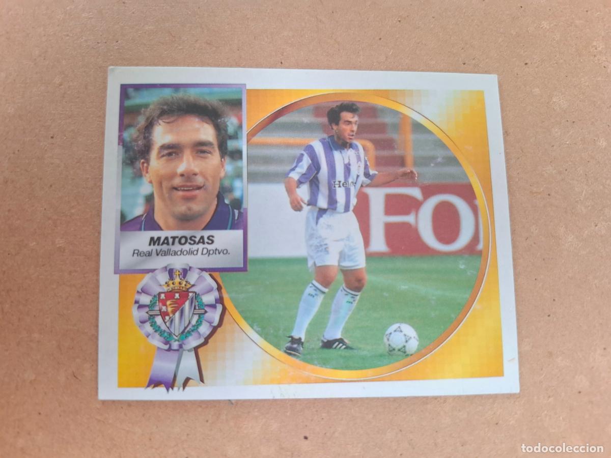Cromos de F&uacute;tbol: ESTE 94 95 1994 1995 - MATOSAS - REAL VALLADOLID ( PUBLICIDAD HELIOS ) ( NUNCA PEGADO )