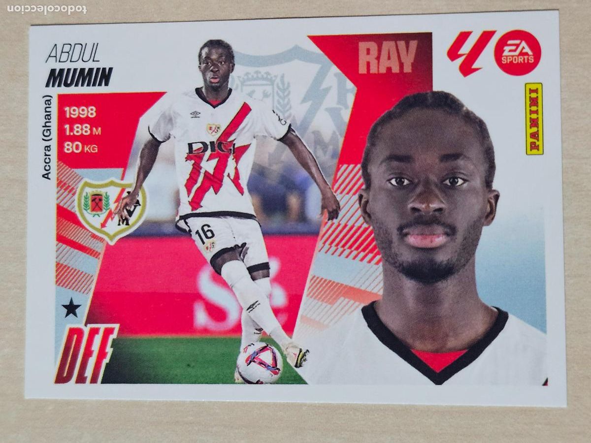 Cromos de F&uacute;tbol: CROMO N&ordm; 8 MUMIN - RAYO VALLECANO - EDICIONES ESTE 2025-26 - 25/26 (NUEVO)