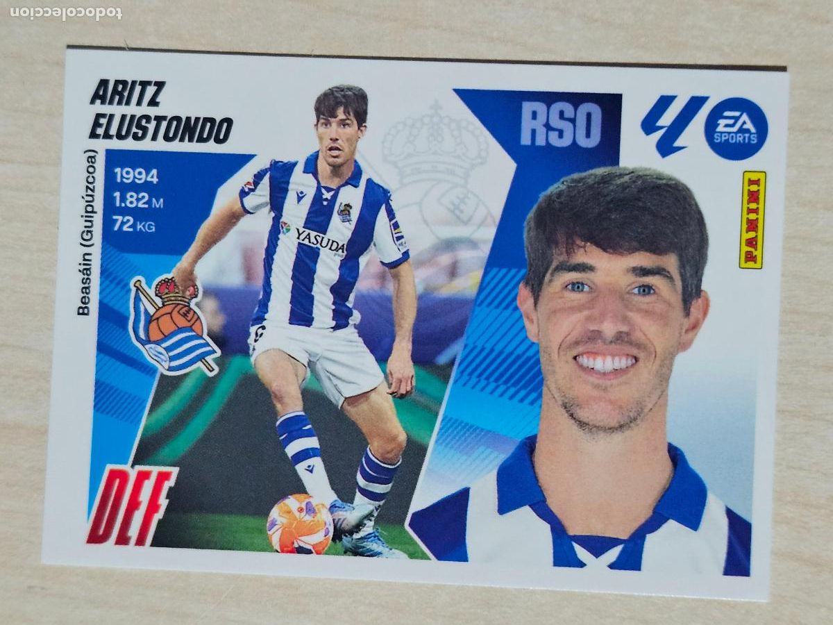 Cromos de F&uacute;tbol: CROMO N&ordm; 9 ARITZ ELUSTONDO - REAL SOCIEDAD - EDICIONES ESTE 2025-26 - 25/26 (NUEVO)