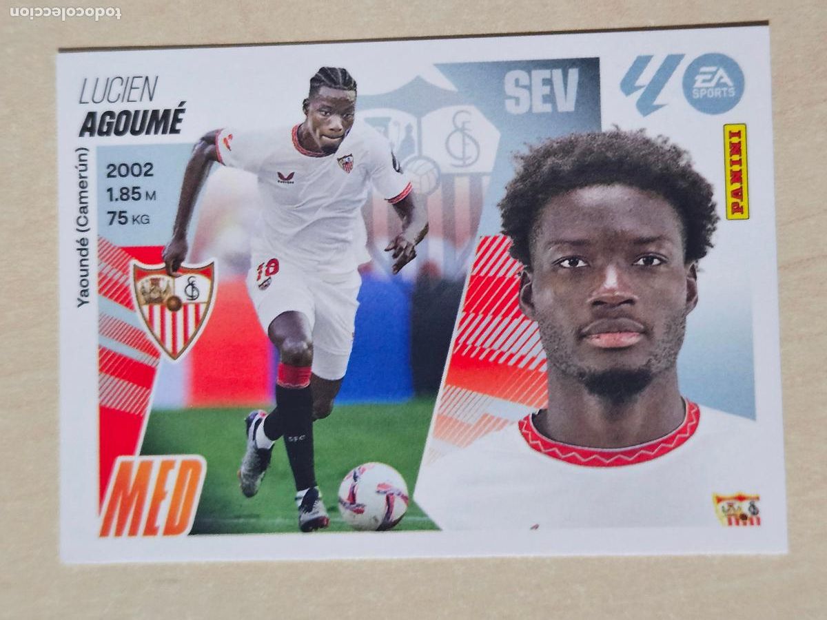 Cromos de F&uacute;tbol: CROMO N&ordm; 13 AGOUME - SEVILLA - EDICIONES ESTE 2025-26 - 25/26 (NUEVO)