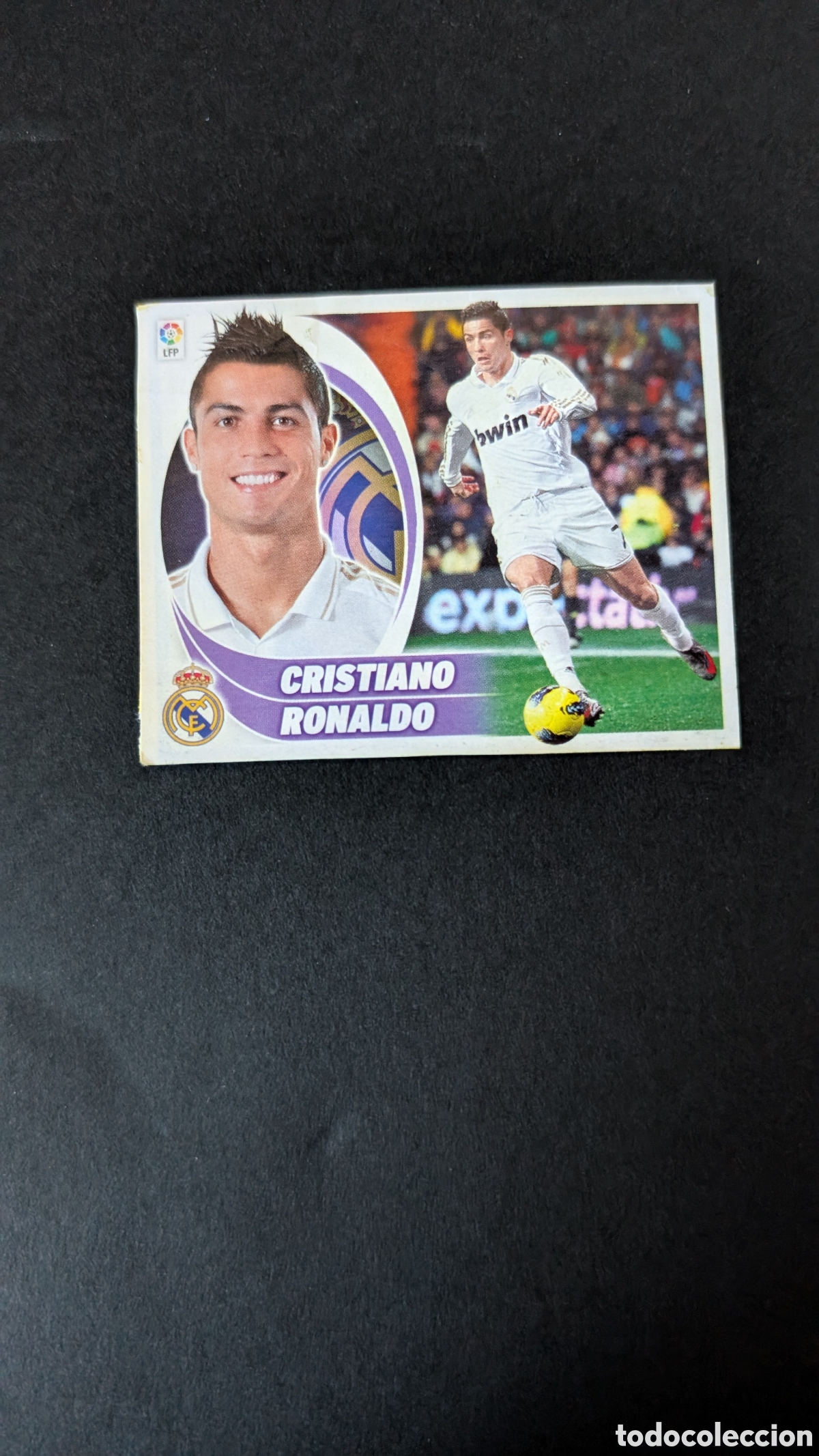 Fu&szlig;ball-Sticker: CRISTIANO RONALDO REAL MADRID LIGA ESTE 2012/13 12 13 RECORTADO
