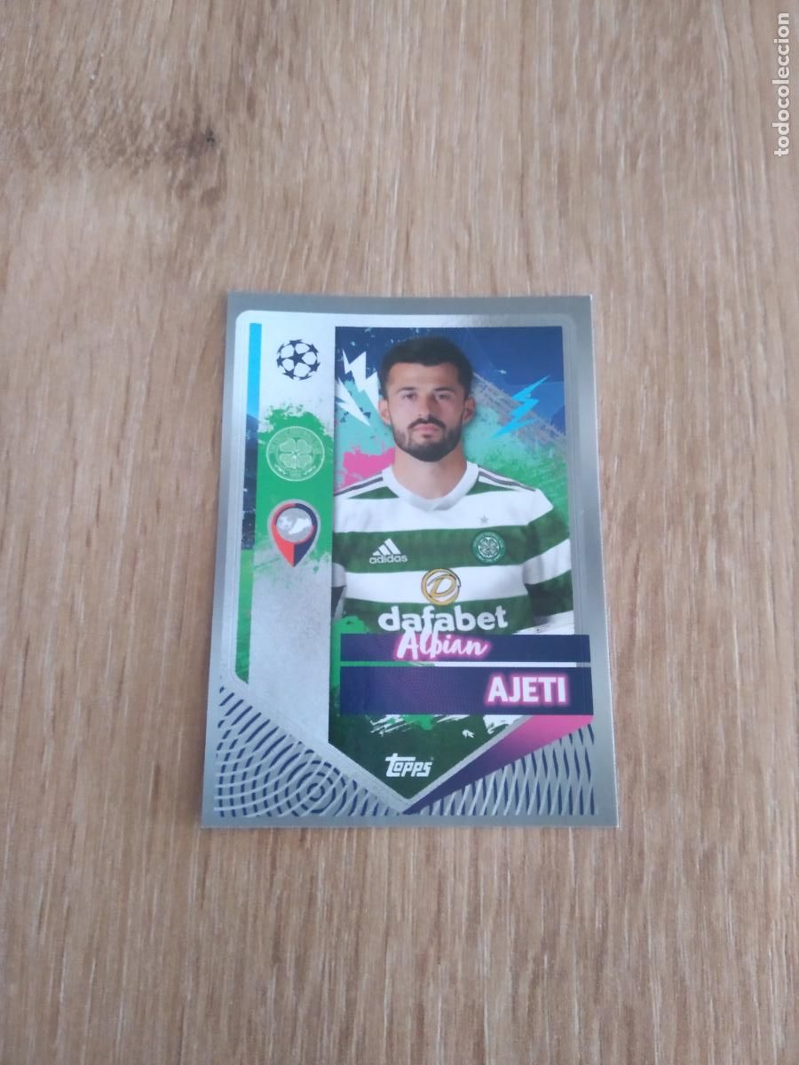 Fu&szlig;ball-Sticker: 132 ALBIAN AJETI CELTIC CROMO FUTBOL UEFA CHAMPIONS LEAGUE 2022-2023 TOPPS 22-23