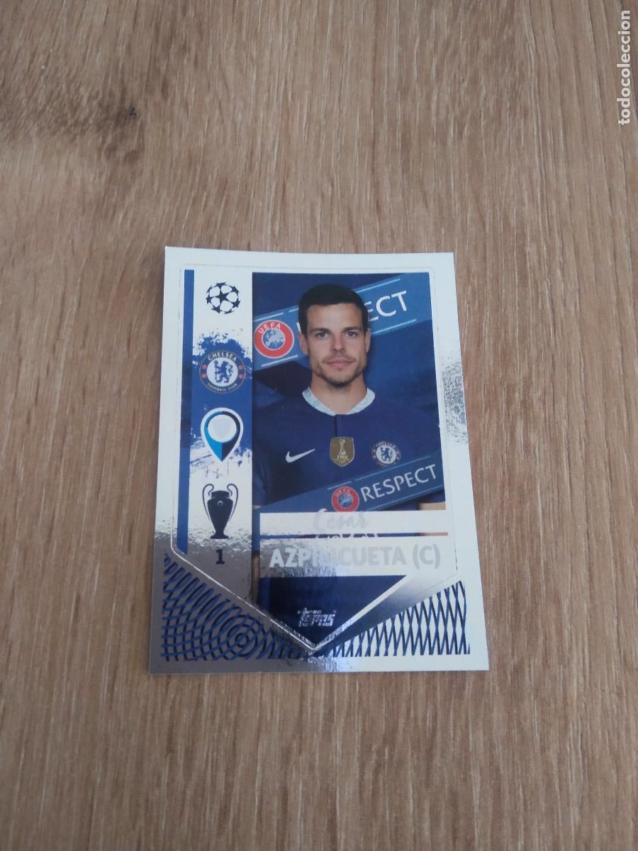 Cromos de F&uacute;tbol: 136 AZPILICUETA CHELSEA CROMO FUTBOL UEFA CHAMPIONS LEAGUE 2022-2023 TOPPS 22-23