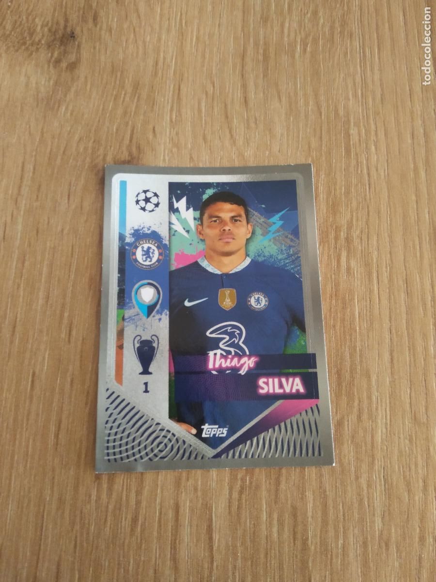 Cromos de F&uacute;tbol: 137 THIAGO SILVA CHELSEA CROMO FUTBOL UEFA CHAMPIONS LEAGUE 2022-2023 TOPPS 22-23