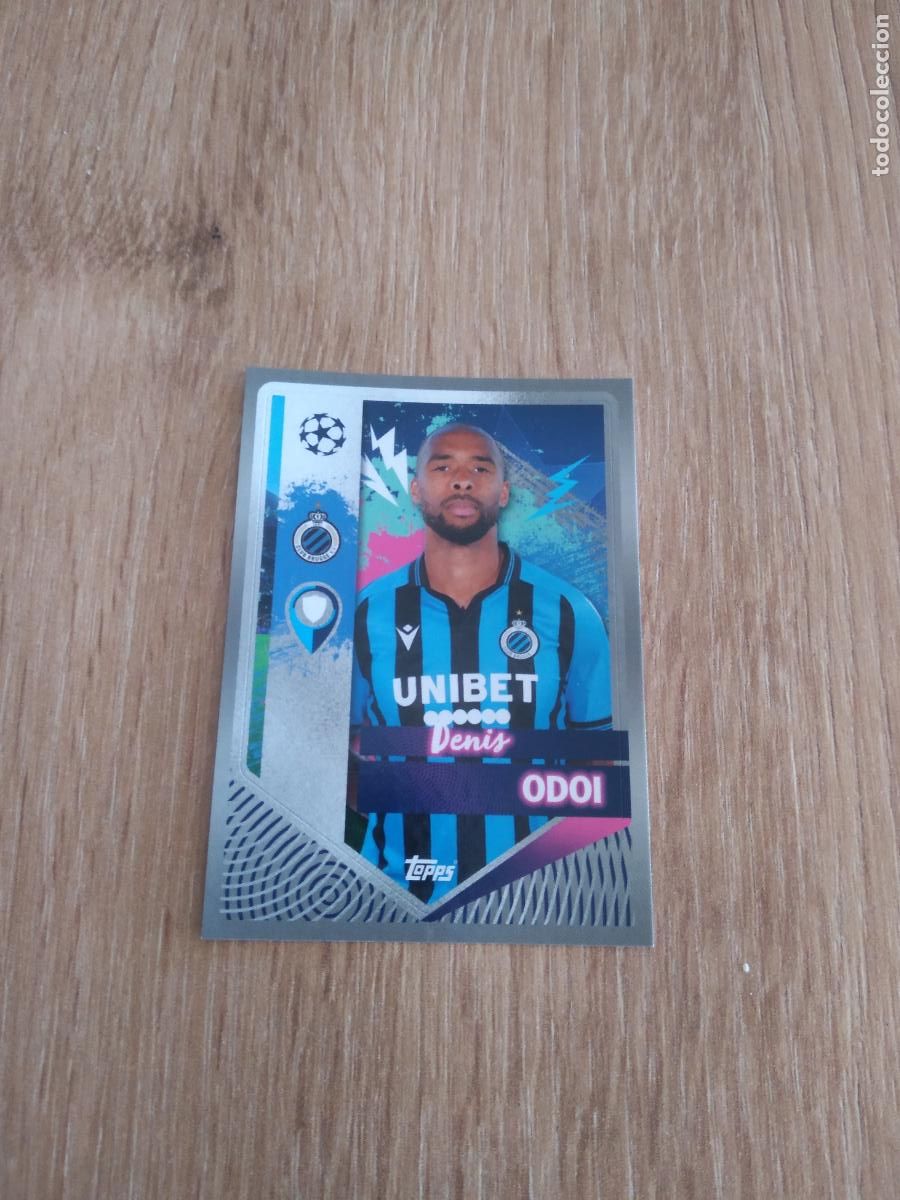 Cromos de F&uacute;tbol: 154 DENIS ODOI BRUJAS BRUGGE CROMO FUTBOL UEFA CHAMPIONS LEAGUE 2022-2023 TOPPS 22-23